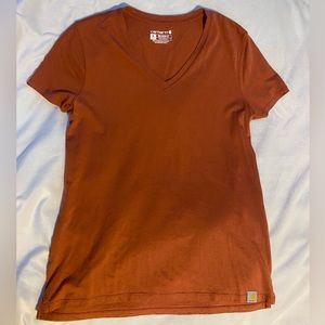 Carhartt Vneck Orange Woman’s Medium